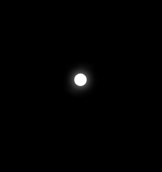 Reference: a single glowing moon on black