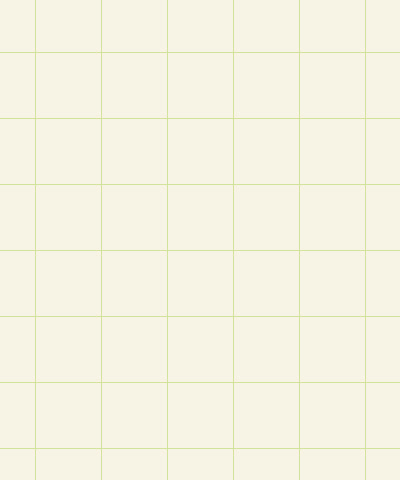 Pattern: a fine square grid on warm cream